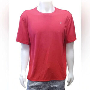 Reel Legends Red Short Sleeve Stretch  Fishing Shirt Size Large